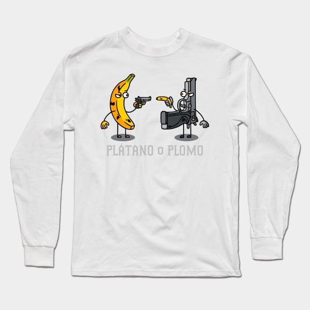 Banana or Lead Long Sleeve T-Shirt by byTxemaSanz